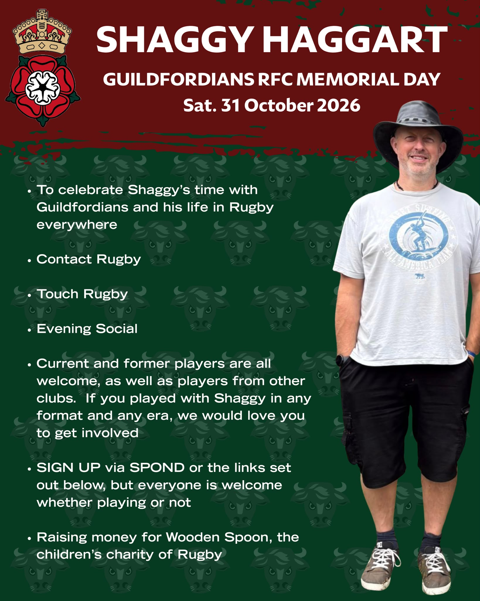 Saturday 31st Oct 26 - Shaggy Haggart Memorial Day 