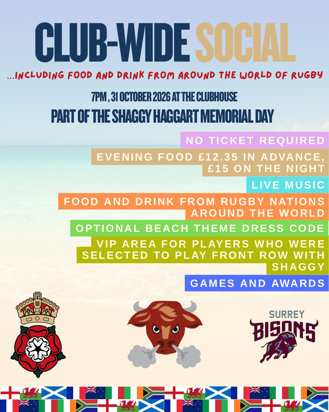 Pre Order BBQ Food - Club Wide Social 