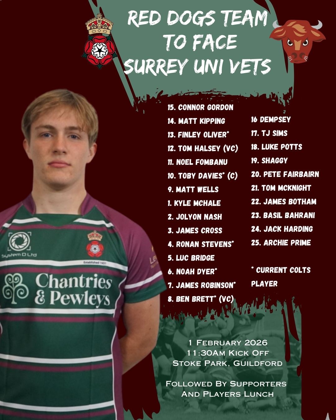 The Team sheet
